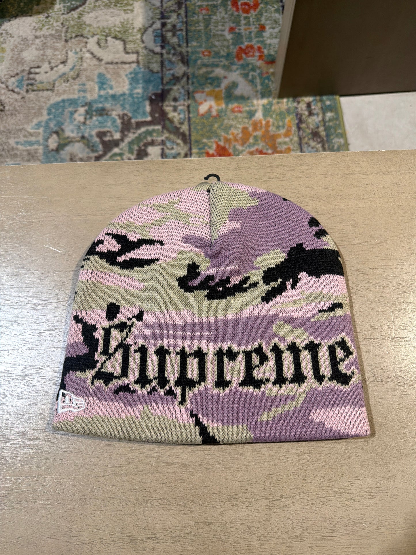 Supreme Chi Whitesocks Pink Camo Beanie