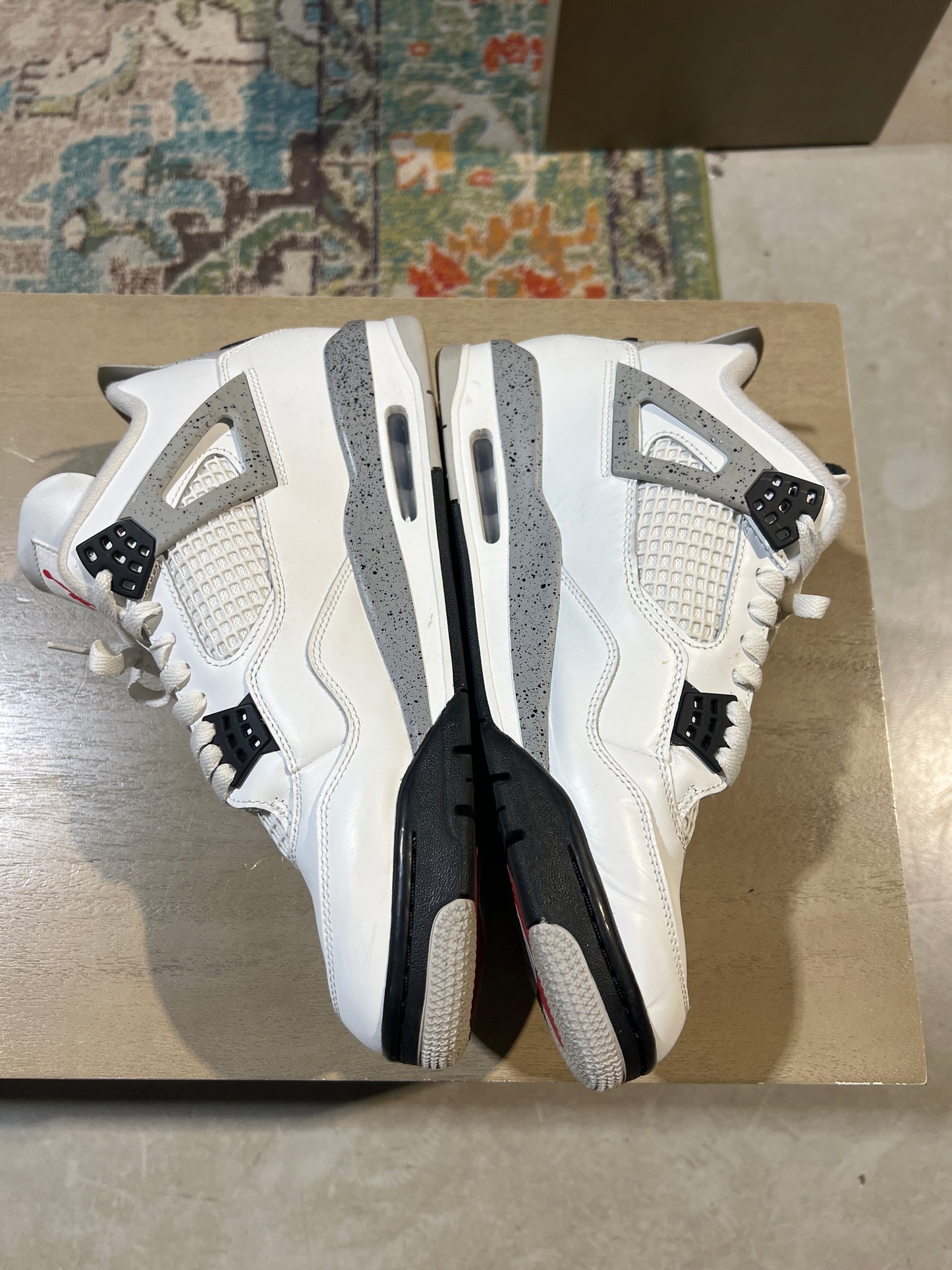Jordan 4 white cement used sz 11.5 NB