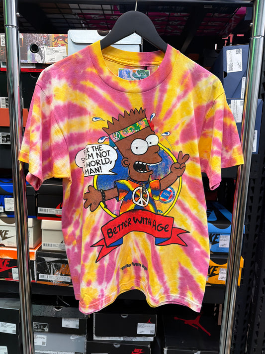 Better With Age Bart Simpson Tye Dye Tee