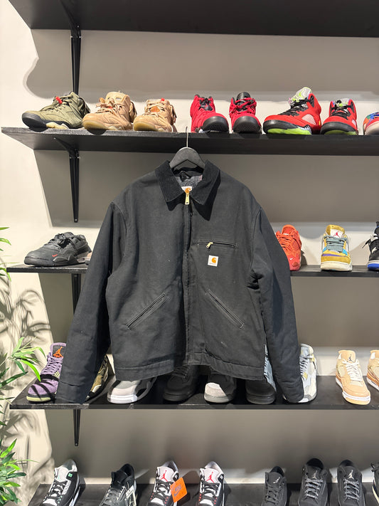 Black Carhartt Corduroy Jacket Sz XL