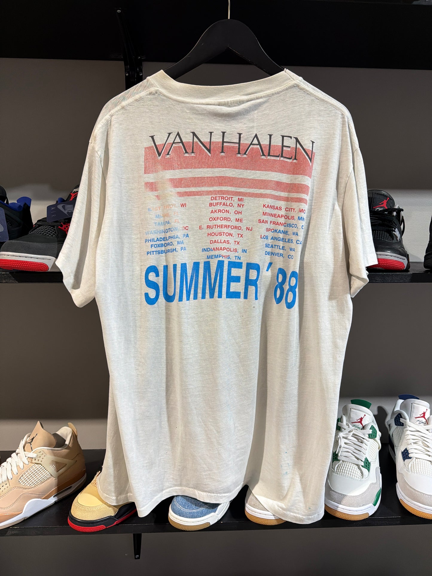 Vintage Van Halen 1988 Tour Tee