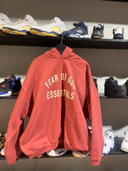 FOG ESSENTIALS UNI CRIMSON HOODIE
