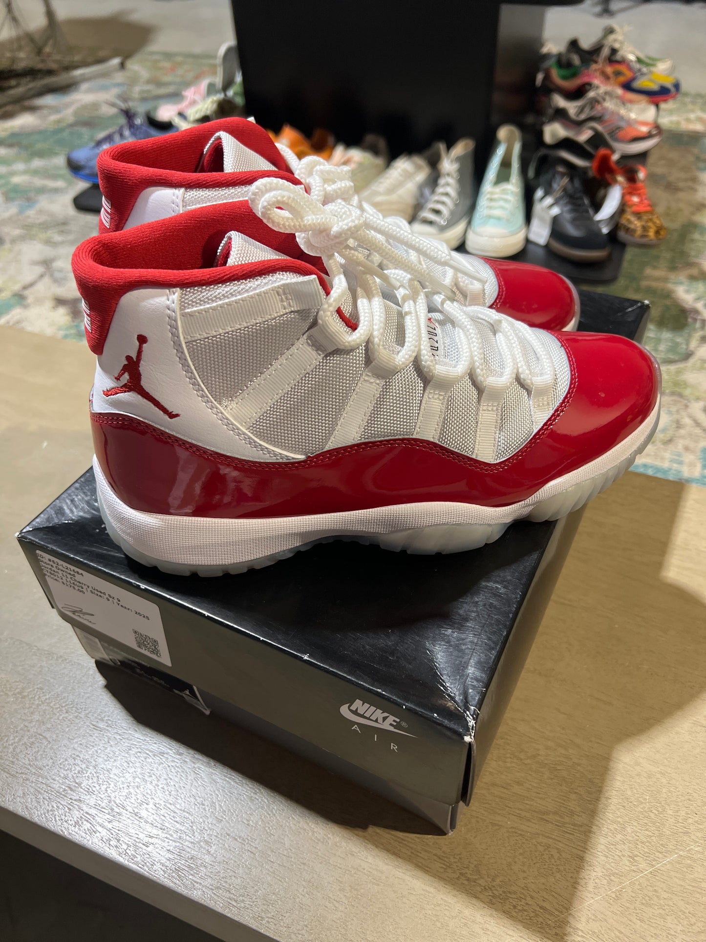 Jordan 11 Cherry Used Sz 9