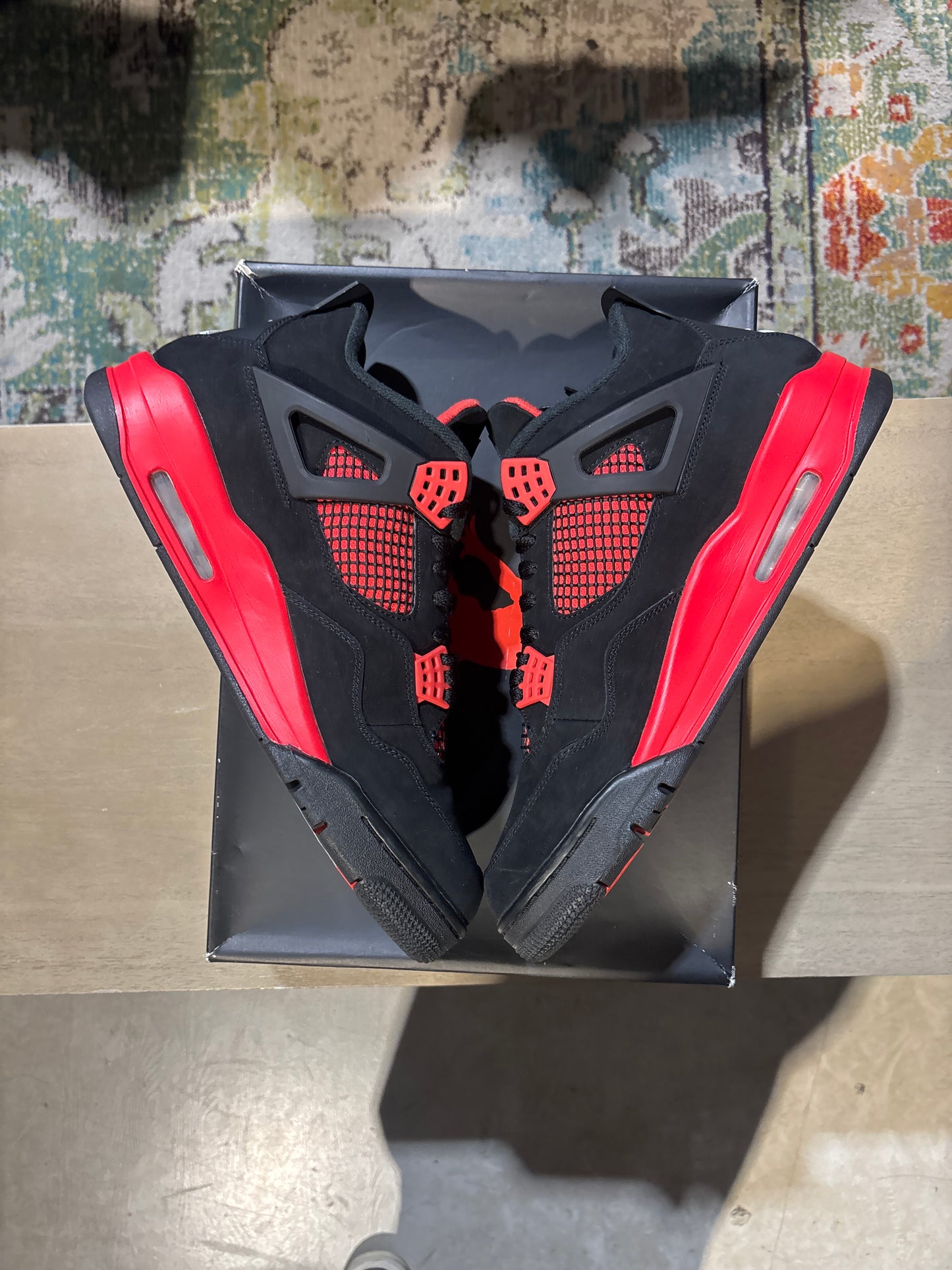 Jordan 4 Red Thunder Used Sz 12