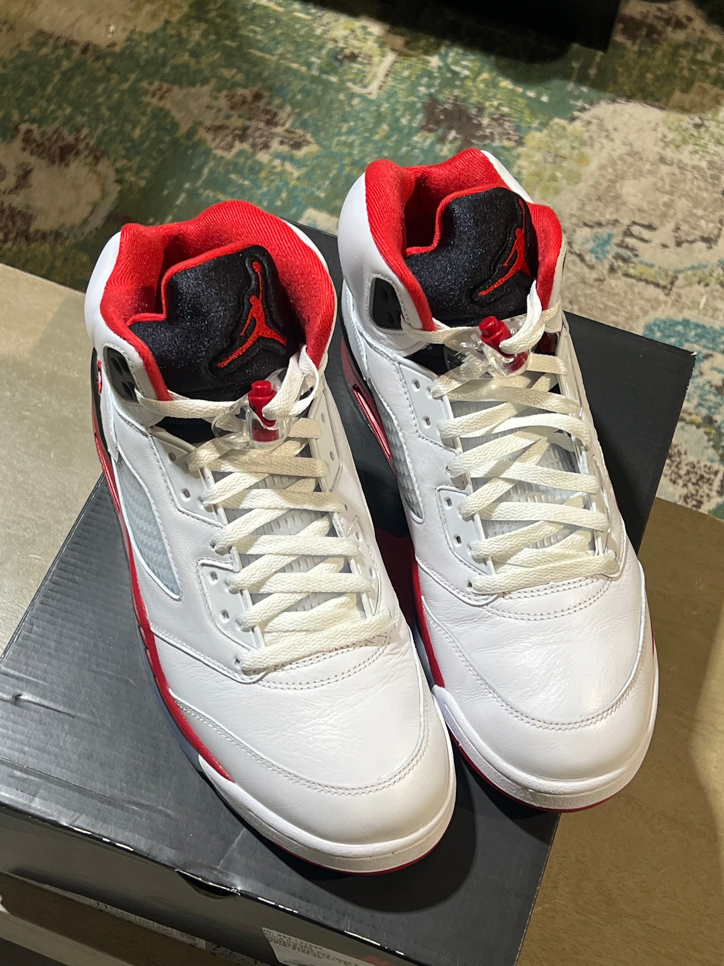 Jordan 5 Fire Red Used Sz 11.5