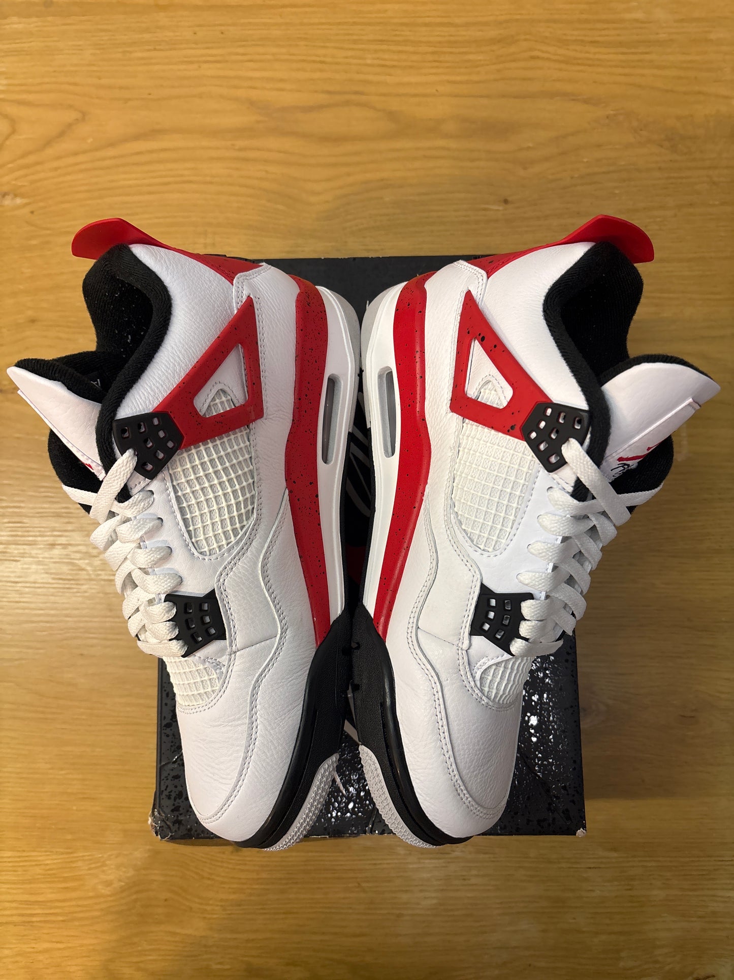1. Air Jordan 4 Retro Red Cement Used Size 9
