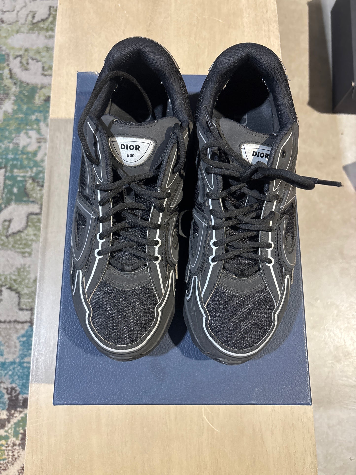 Christian Dior B30 Black Used Sz 12