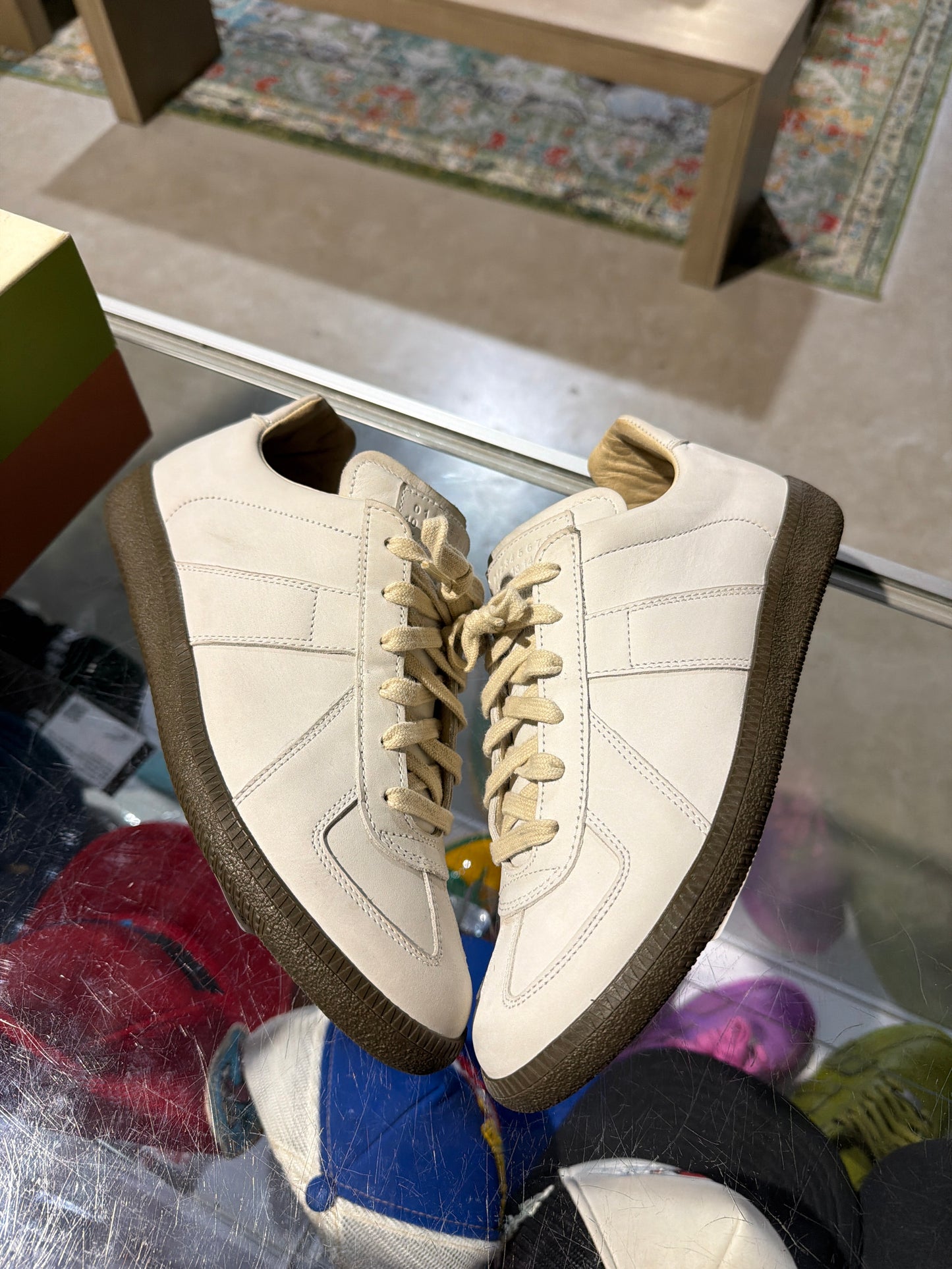 Margeila Gat Grey/Brown Used Sz 6 NB