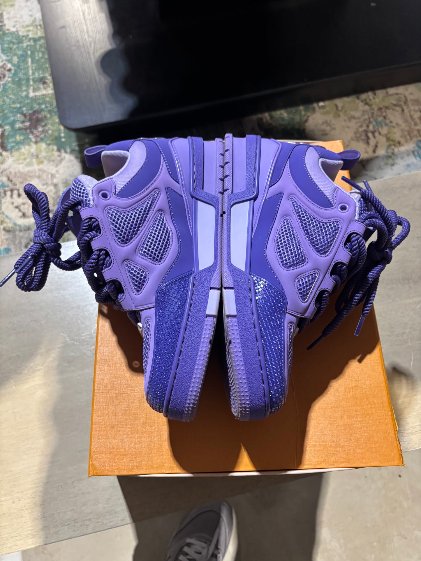 Lv Skate Purple/Purple Used Sz 6.5