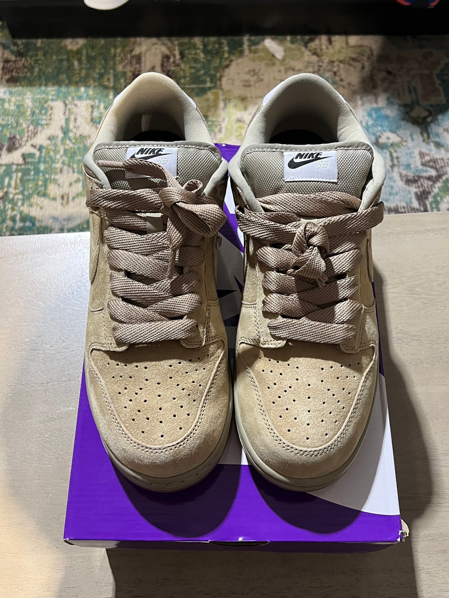 Nike Sb dunk parachute beige used sz 11