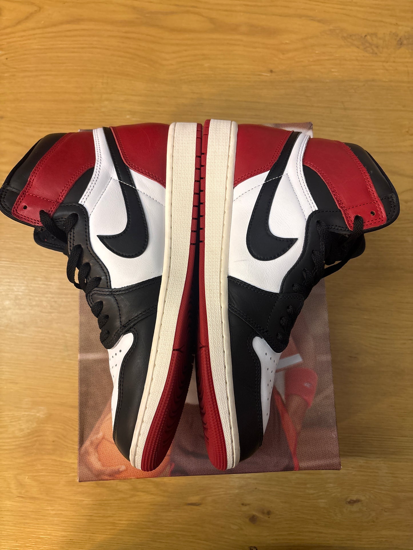 JORDAN 1 BLACK TOE USED SZ 12 (2)
