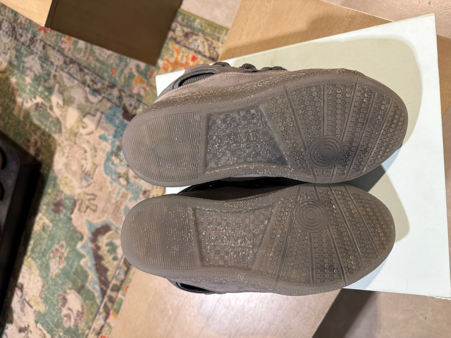 Lanvin Curb Grey/Grey Used Sz 11