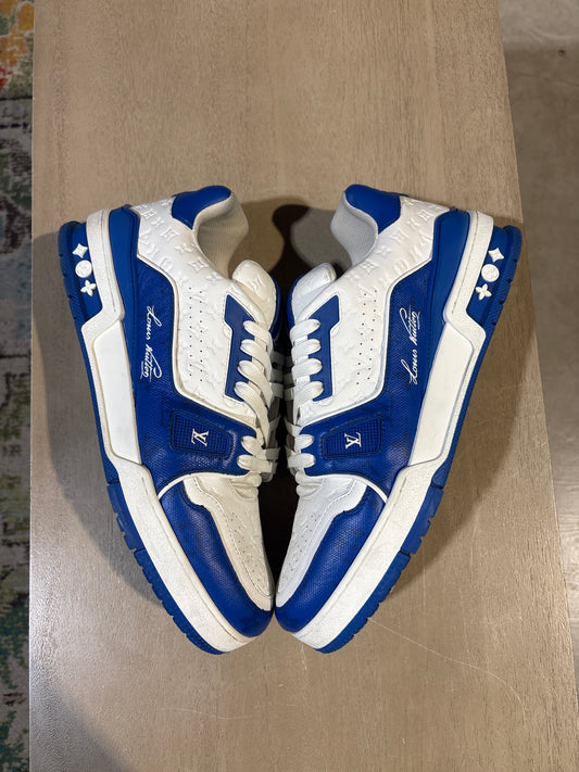 Louis Vuitton Trainer Blue/White Sz 8 Used