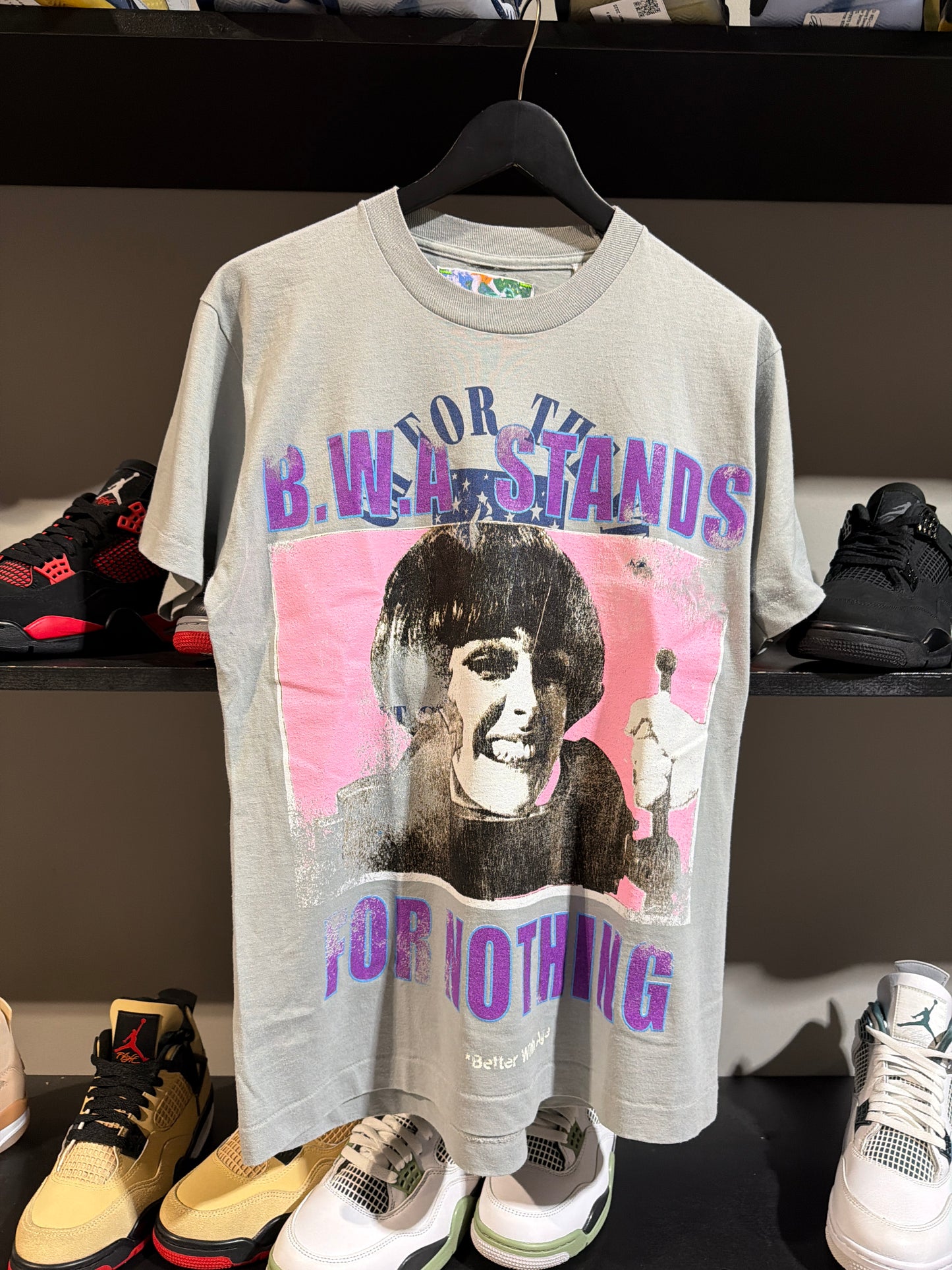 Grey better with age stands for nothing tee