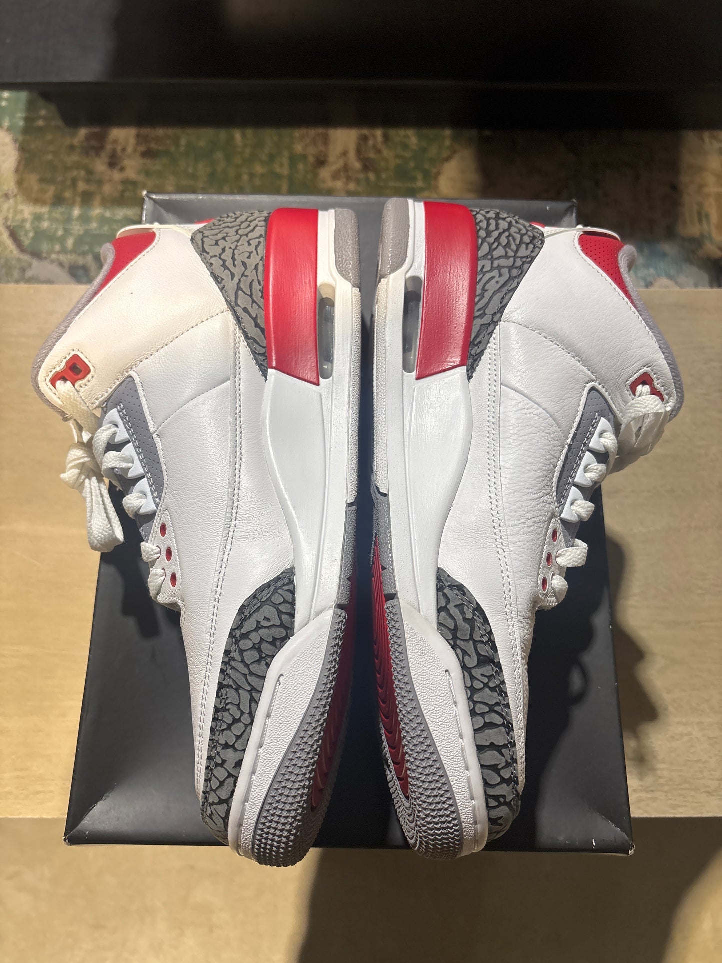 Air Jordan 3 fire red used sz 11