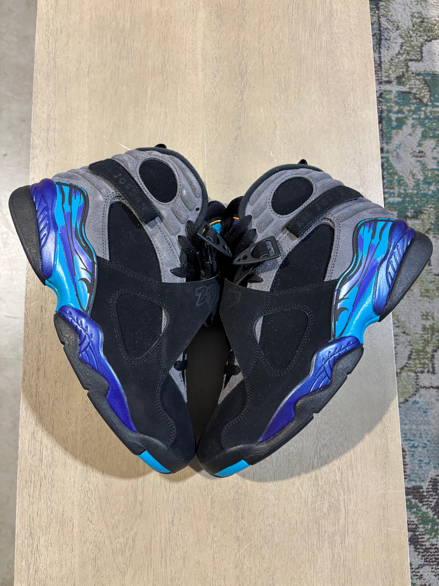 Jordan 8 Aqua Used Sz 9 NB