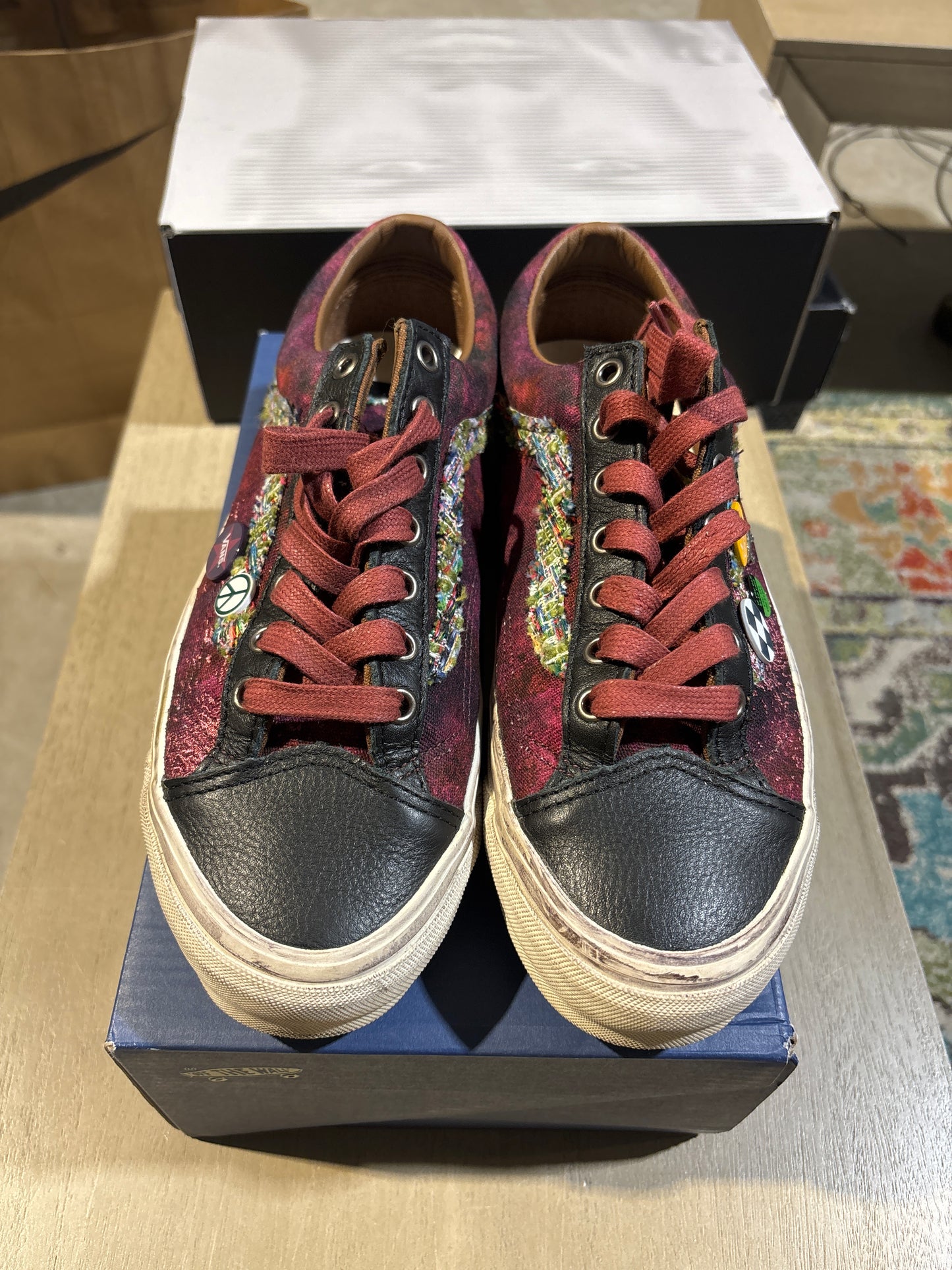 Vans Burgundy Souviner Used Sz 8