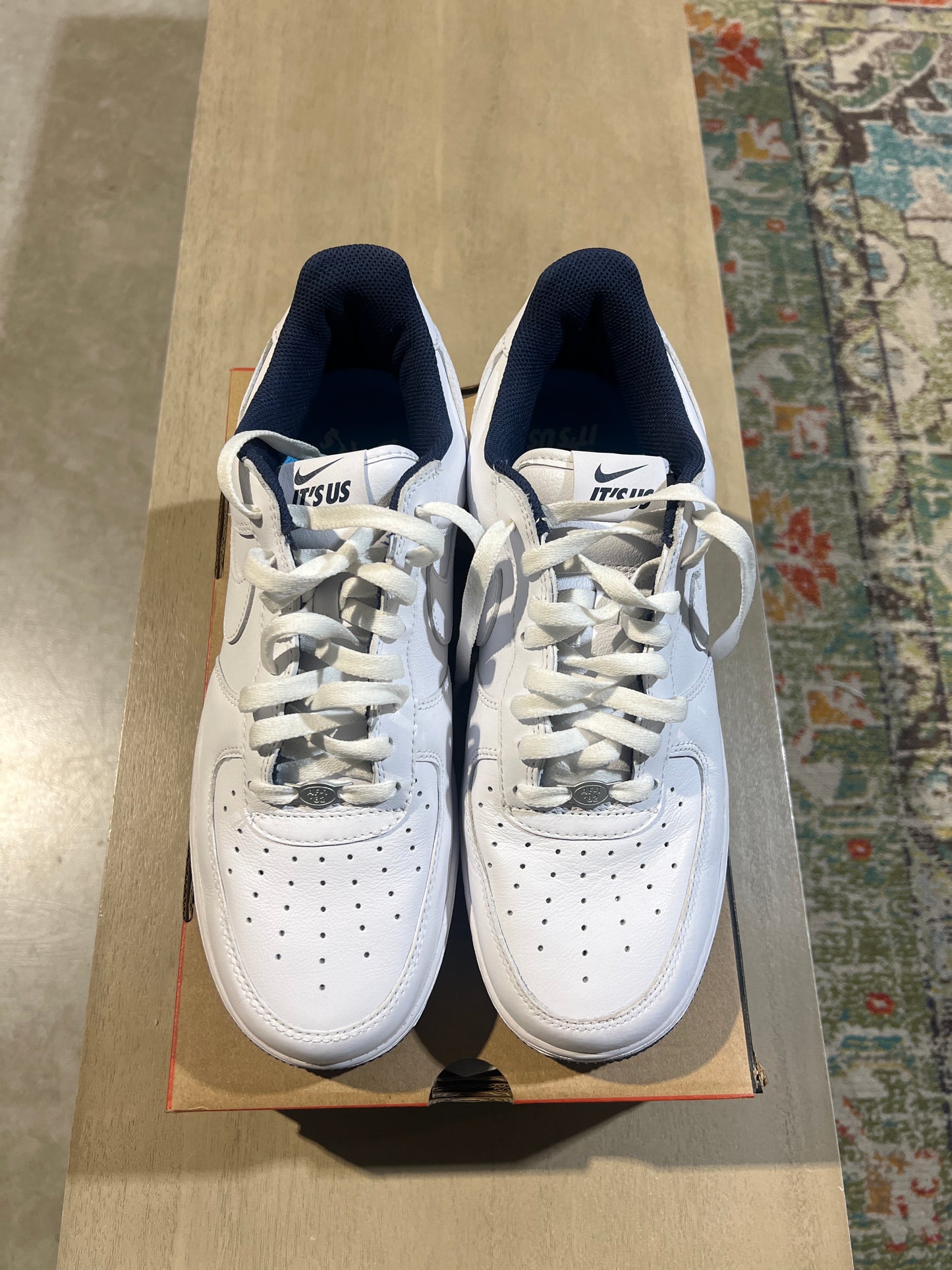 Concrete Air Force 1 White Used SZ 11.5