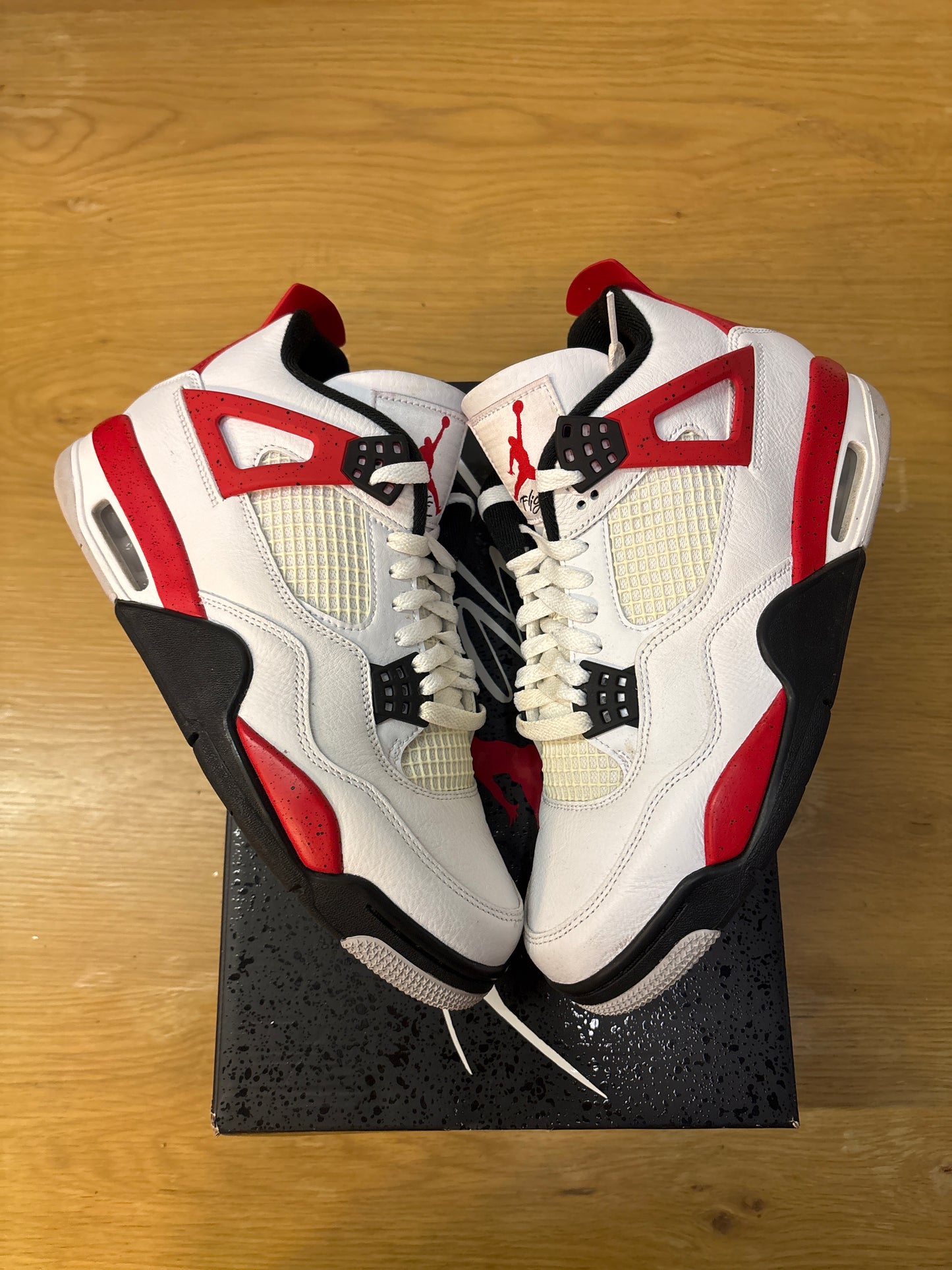 3. Air Jordan 4 Retro Red Cement Used Size 9