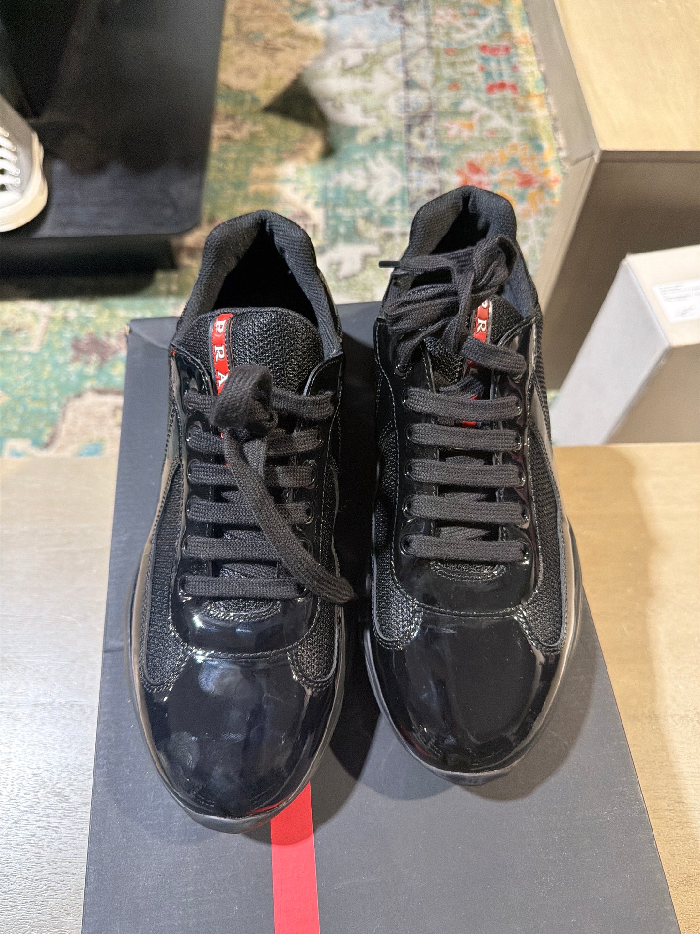 Prada Cup Black/Black Used Sz 8.5