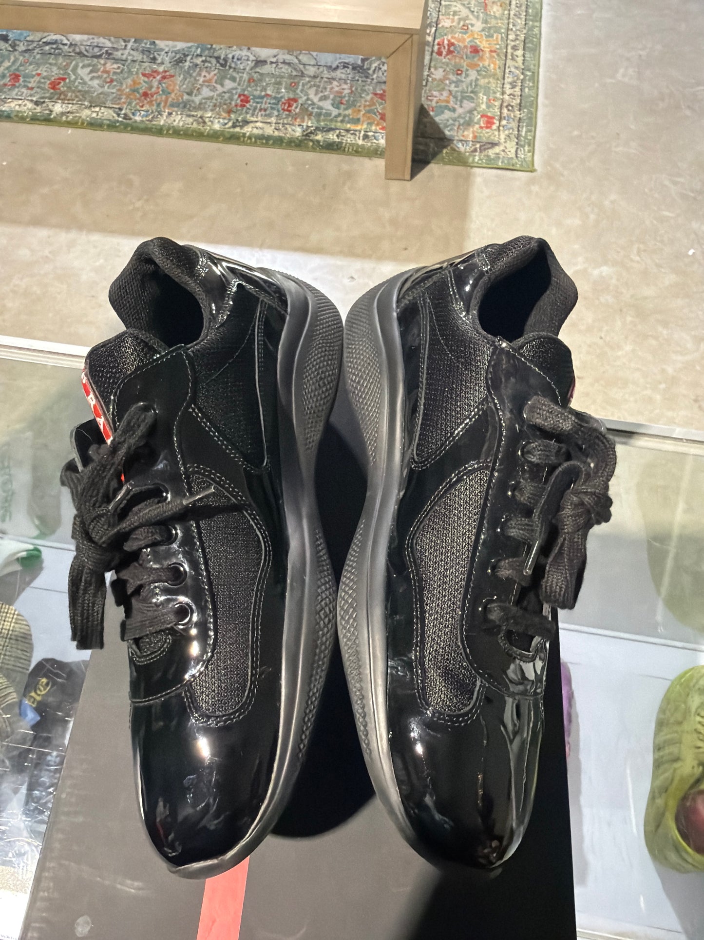 Prada Cup Black used sz 9.5