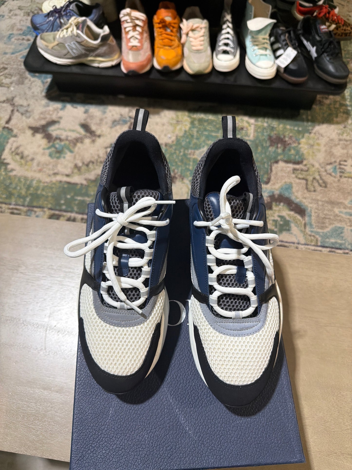 Dior B22 Navy/Black/White Used Sz 12