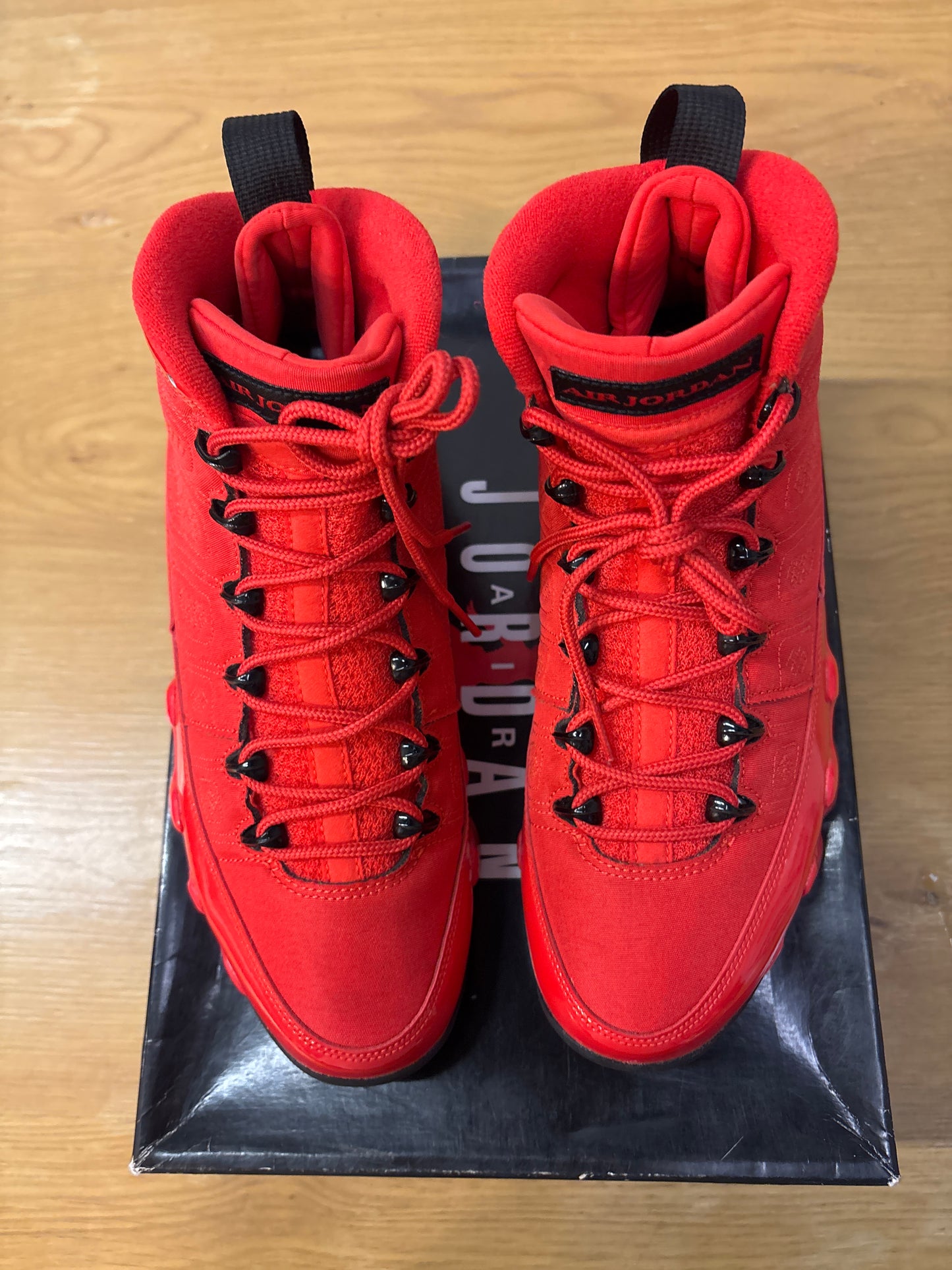 JORDAN 9 CHILE RED Used Sz 9