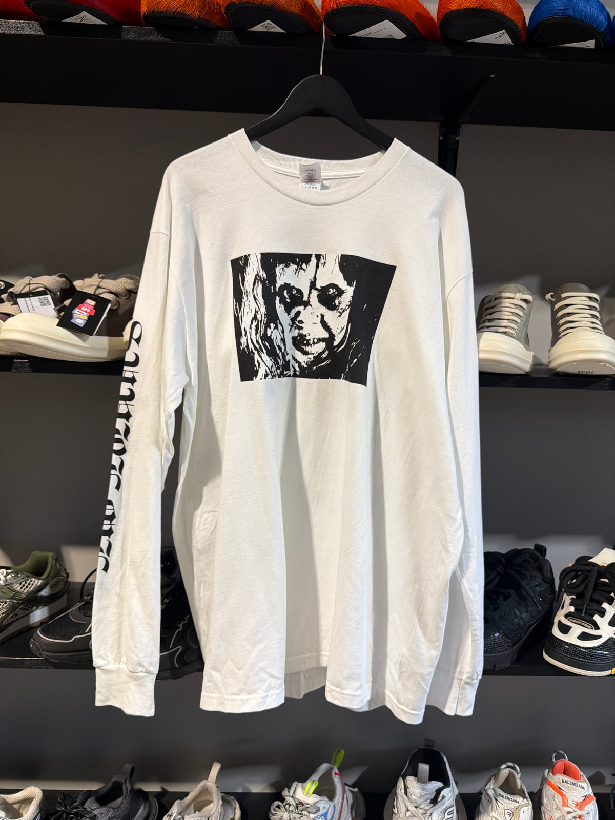 Supreme White Black Exorcist Longsleeve