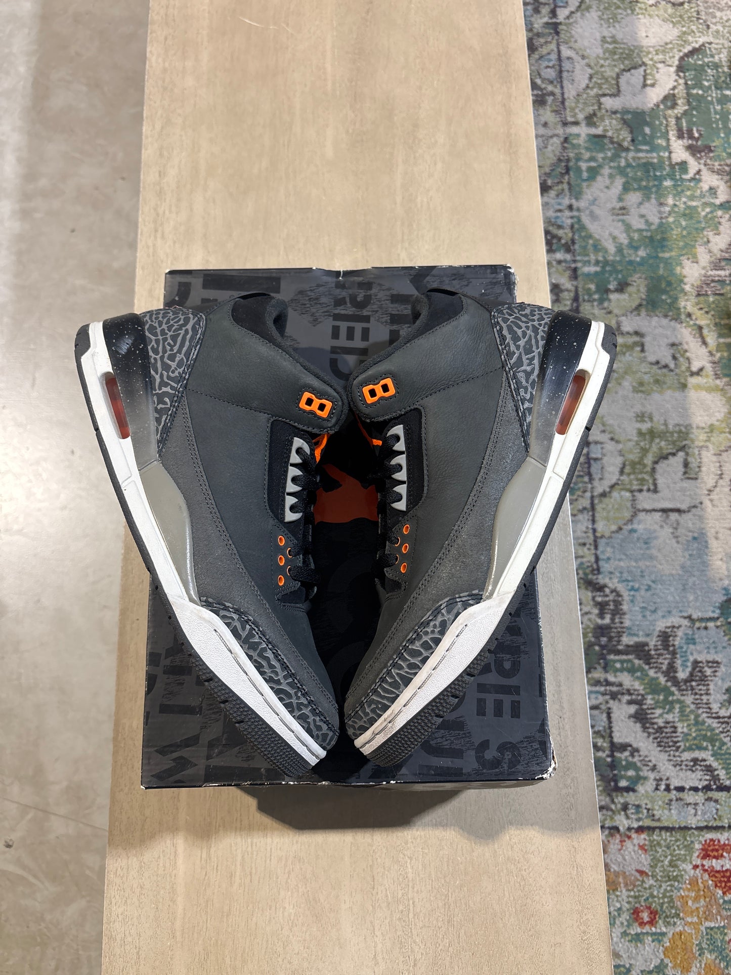 Jordan 3 Fear Used Sz 10.5