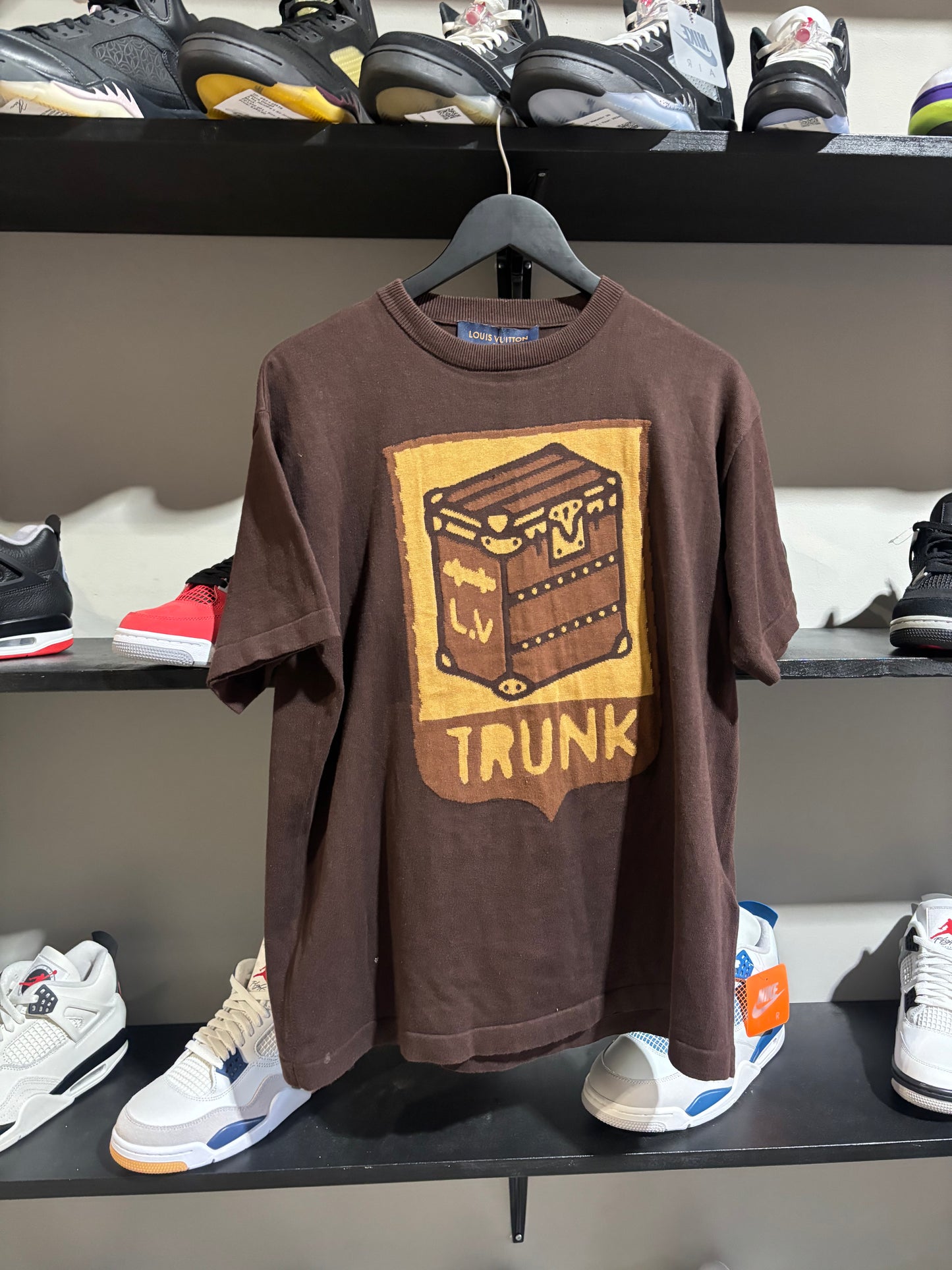 LV Trunk Tee Brown