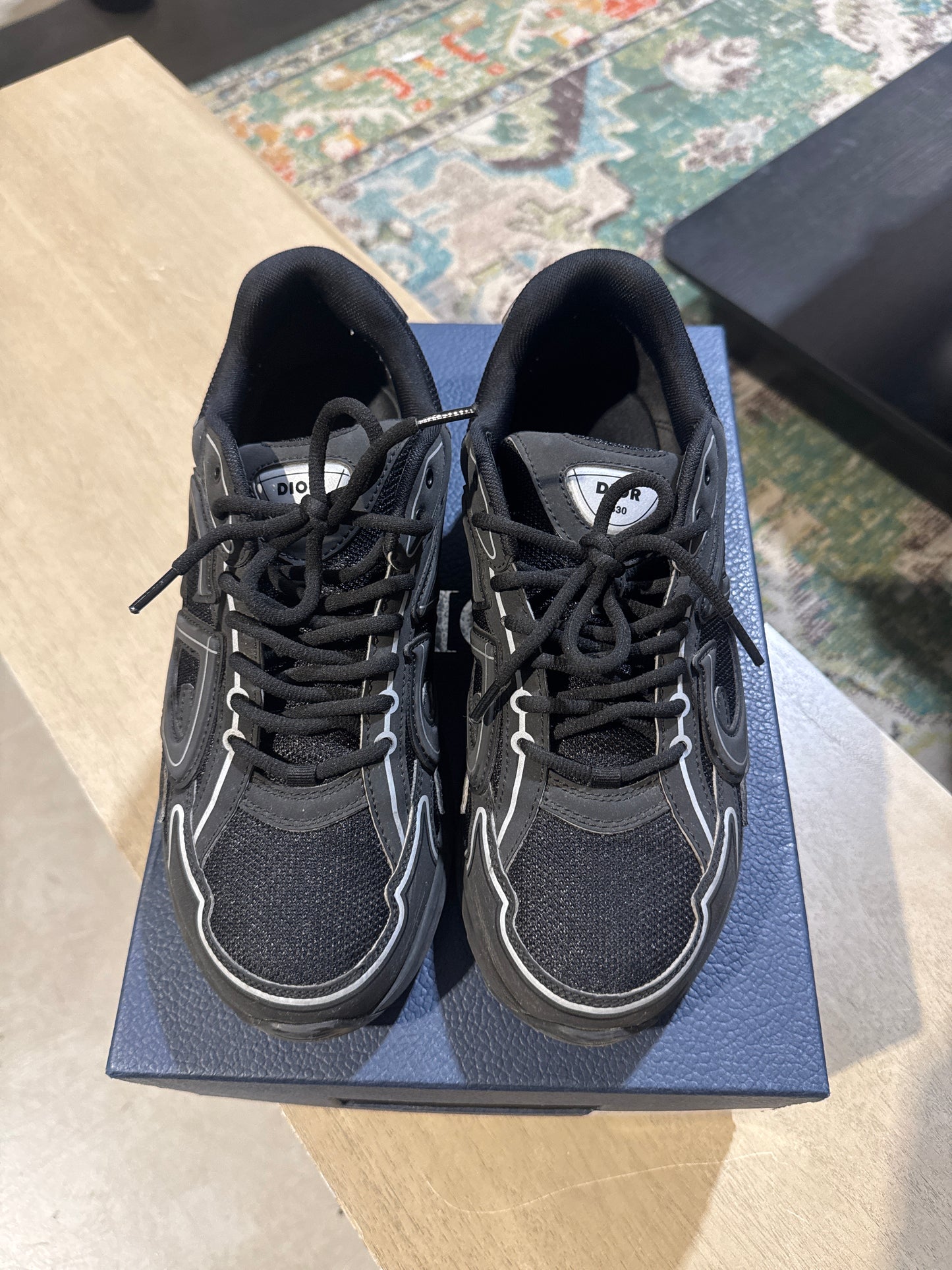 Christian Dior B30 Black Used Sz 11