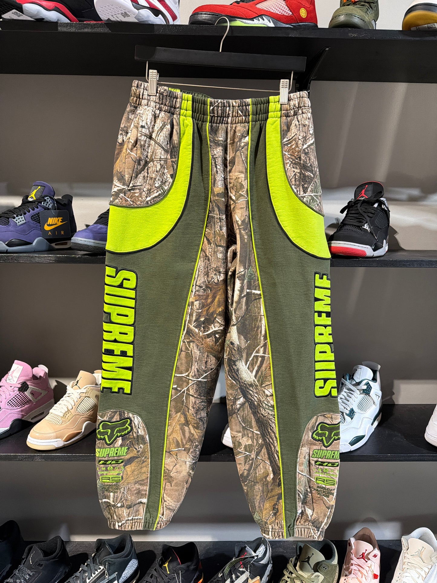 Supreme x Fox Camo and Neon Sz Small