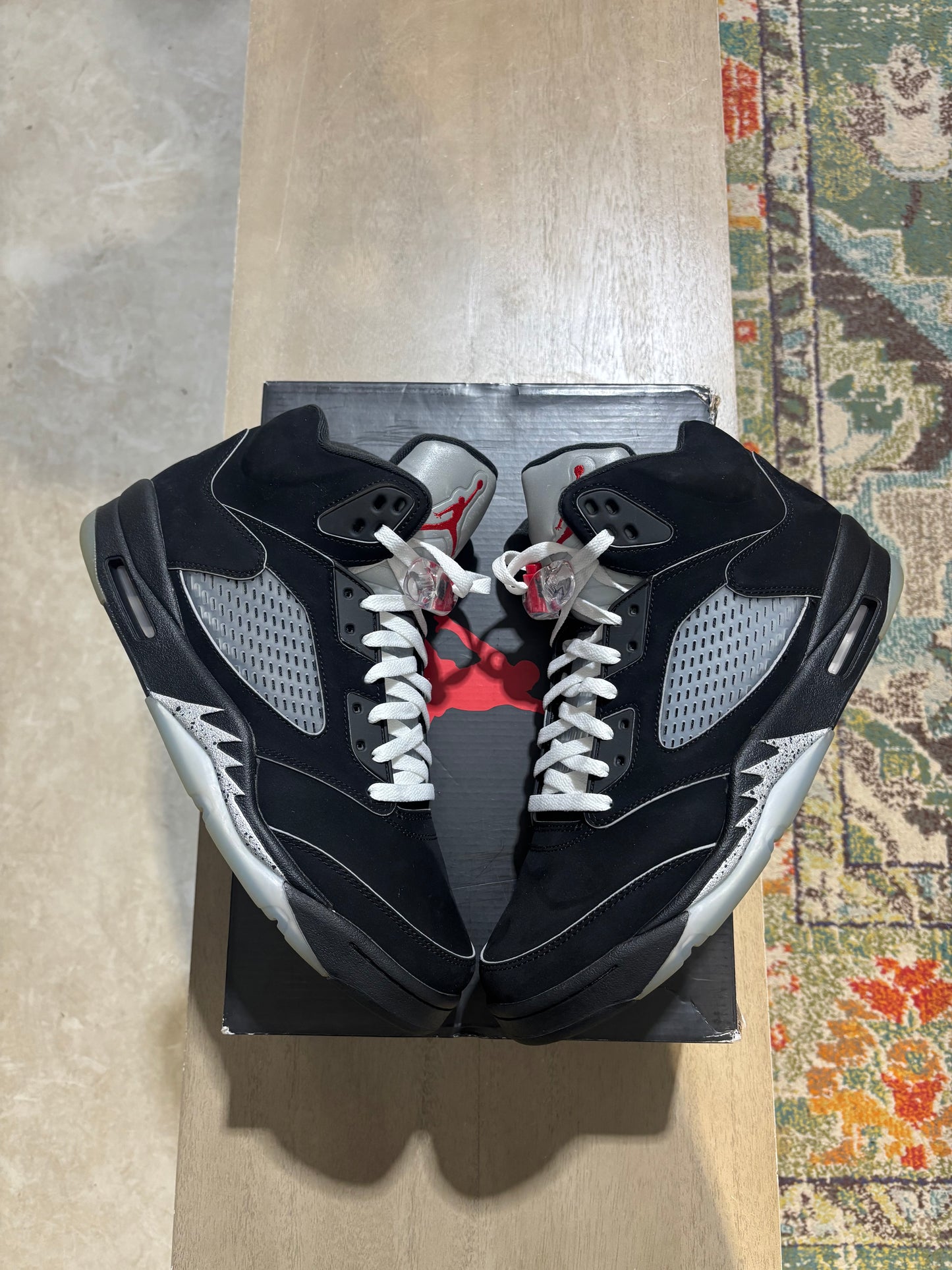 Air Jordan 5 metallic used sz 12