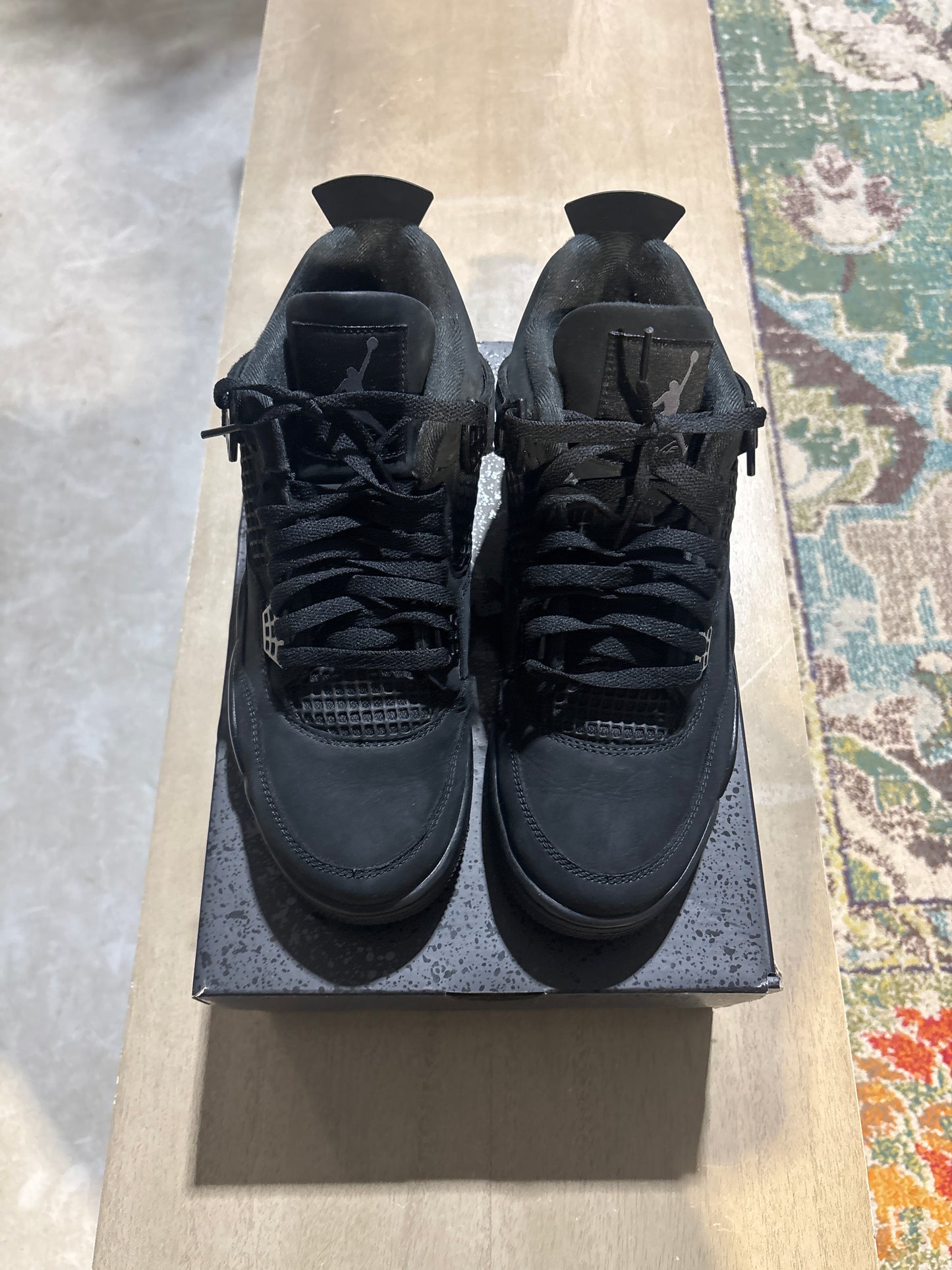 Jordan 4 Black Cat Used Sz 9