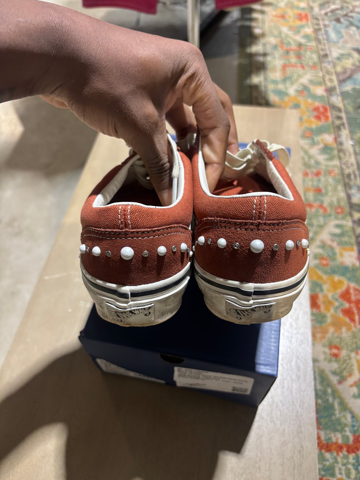 Vans LX Old Skool 36 Pearlized Pack rust bronze used sz 8