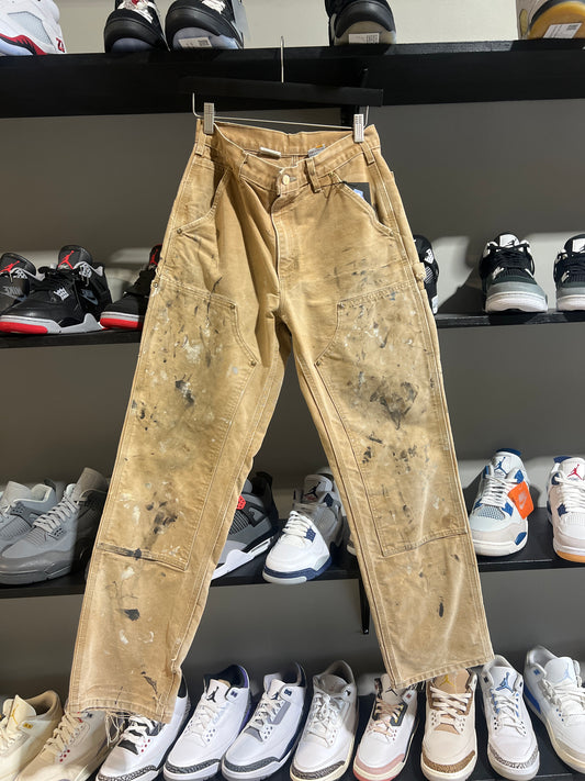 Vintage carhartt khaki double knees 4