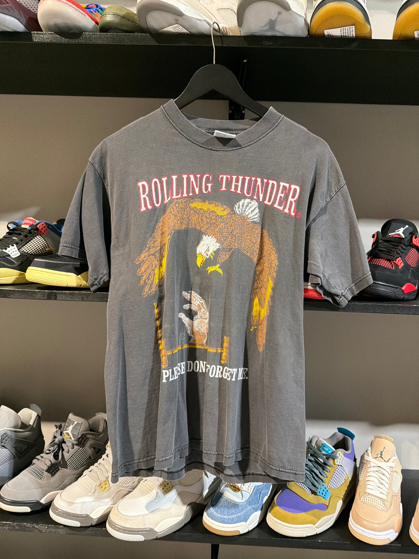 Vintage rolling thunder eagle tee