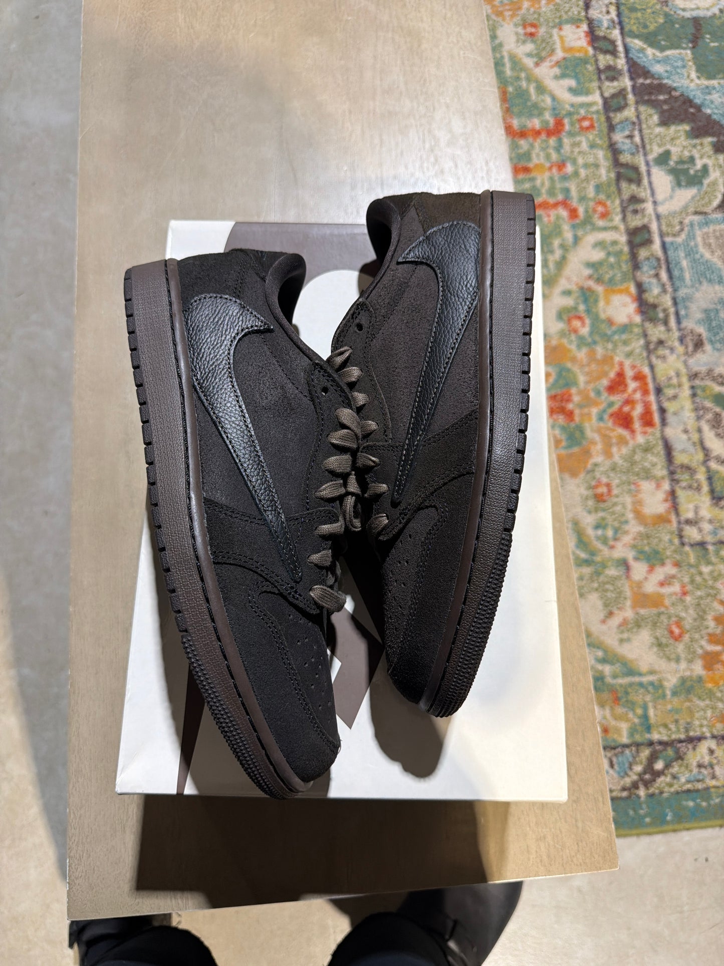 Jordan 1 Travis Scott Velvet Brown Used 9.5