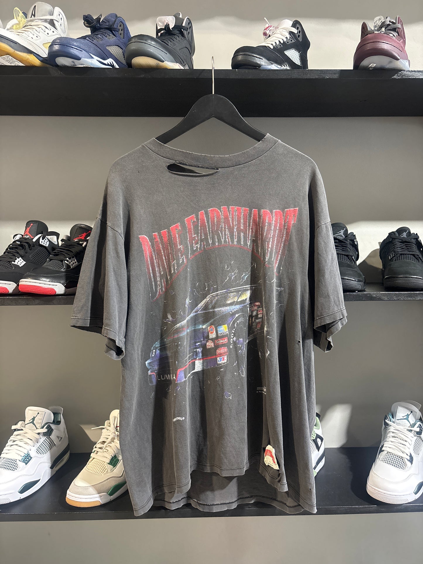 Vintage Dale Earnhardt Smoked Car Tee Sz XL