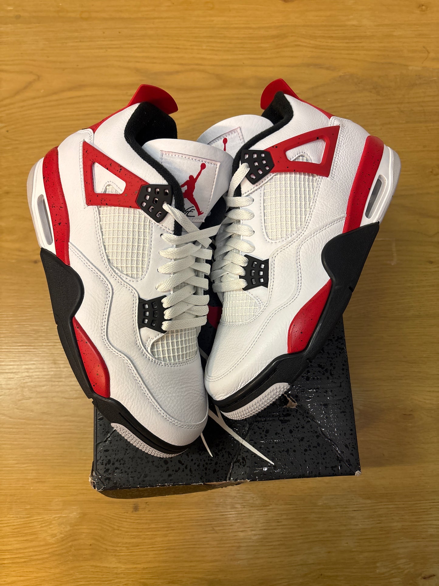 1. Air Jordan 4 Retro Red Cement Used Size 9