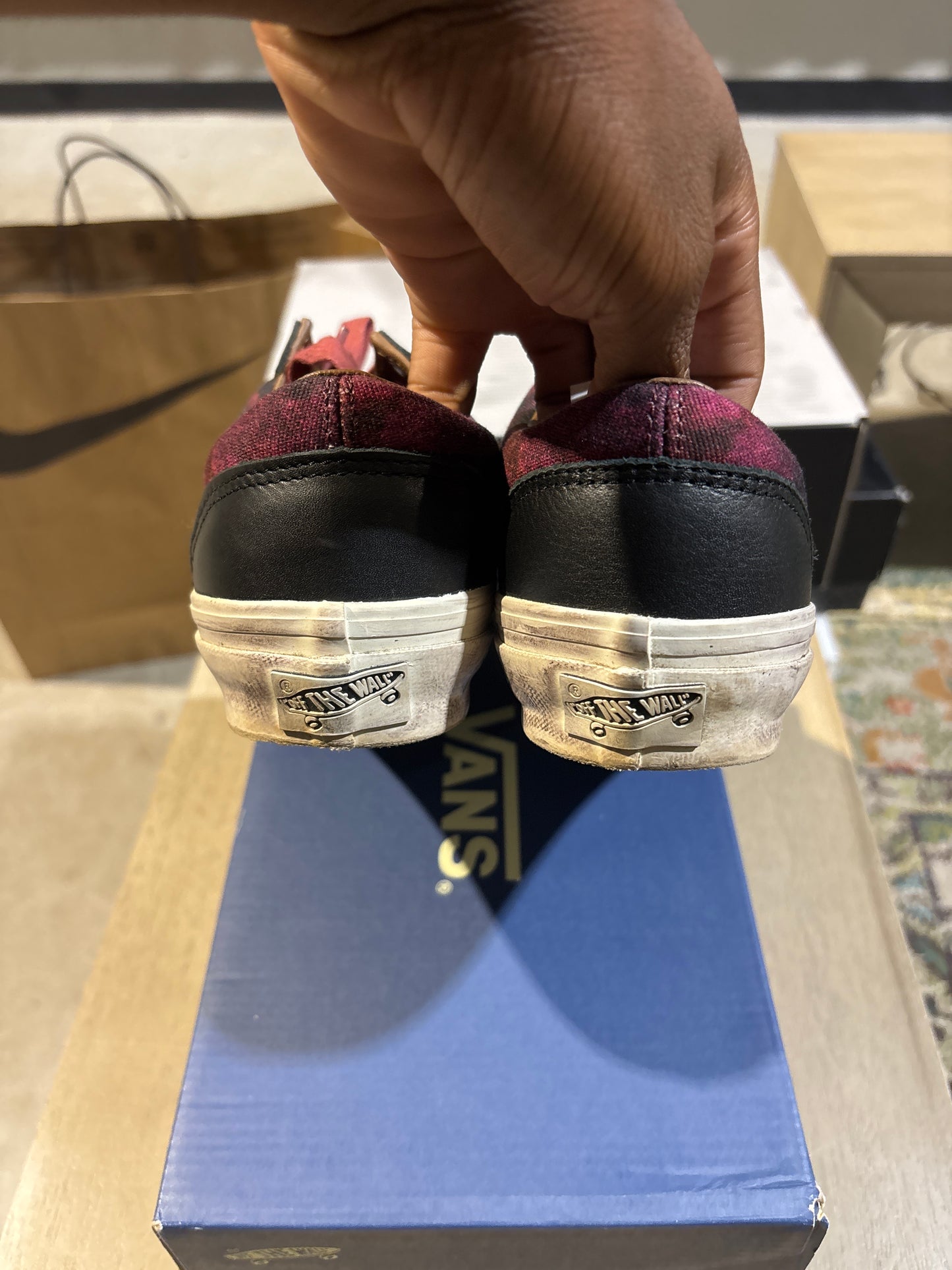 Vans Burgundy Souviner Used Sz 8