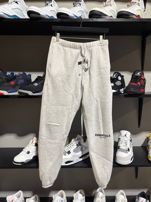 Essentials Light Oatmeal Sweats Sz S