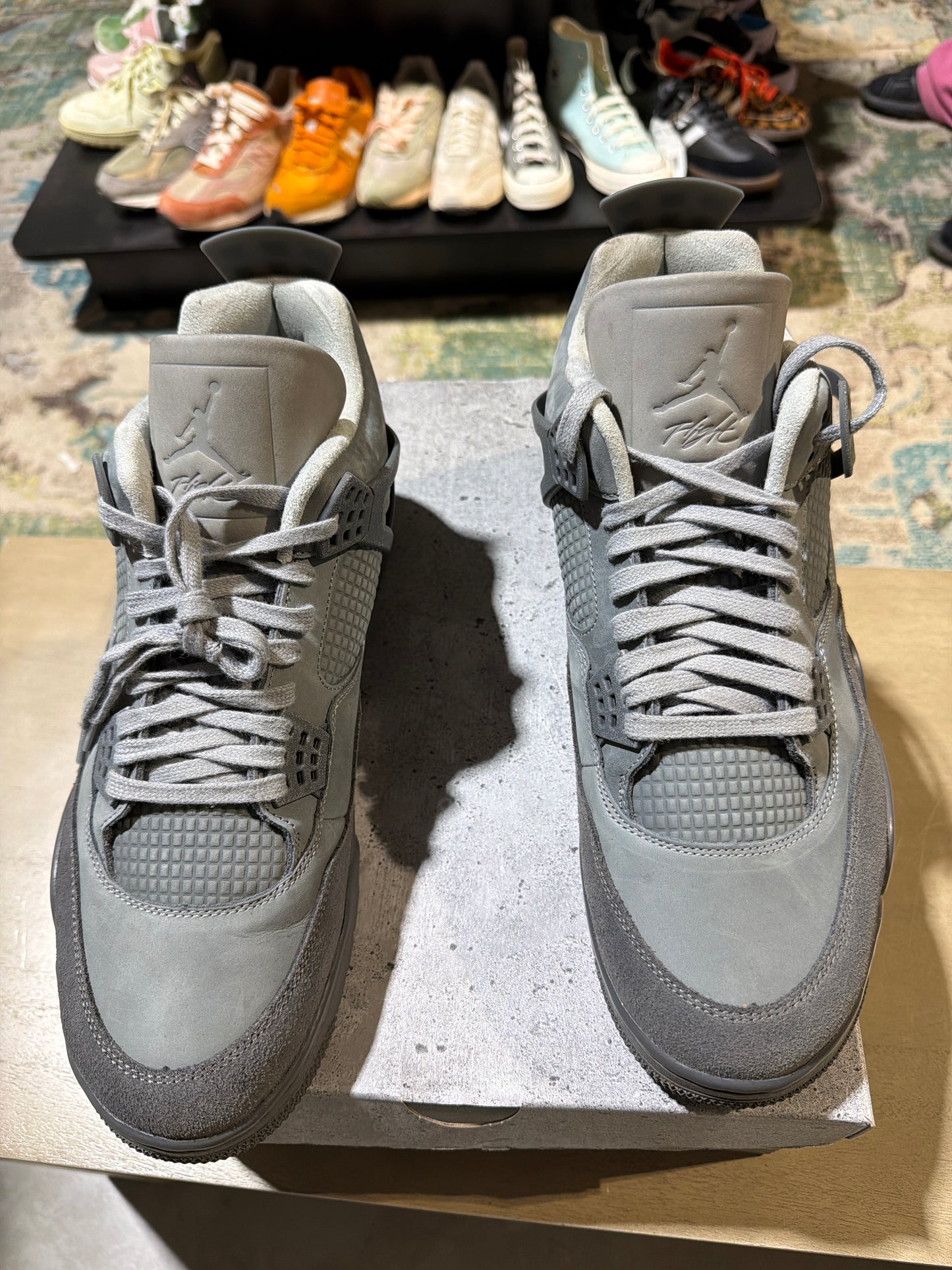 JORDAN 4 SE WET CEMENT USED SZ 13