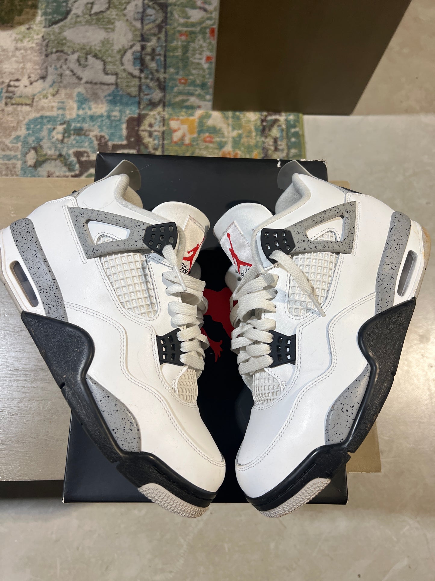 Jordan 4 White Cement Used Sz 9 2025