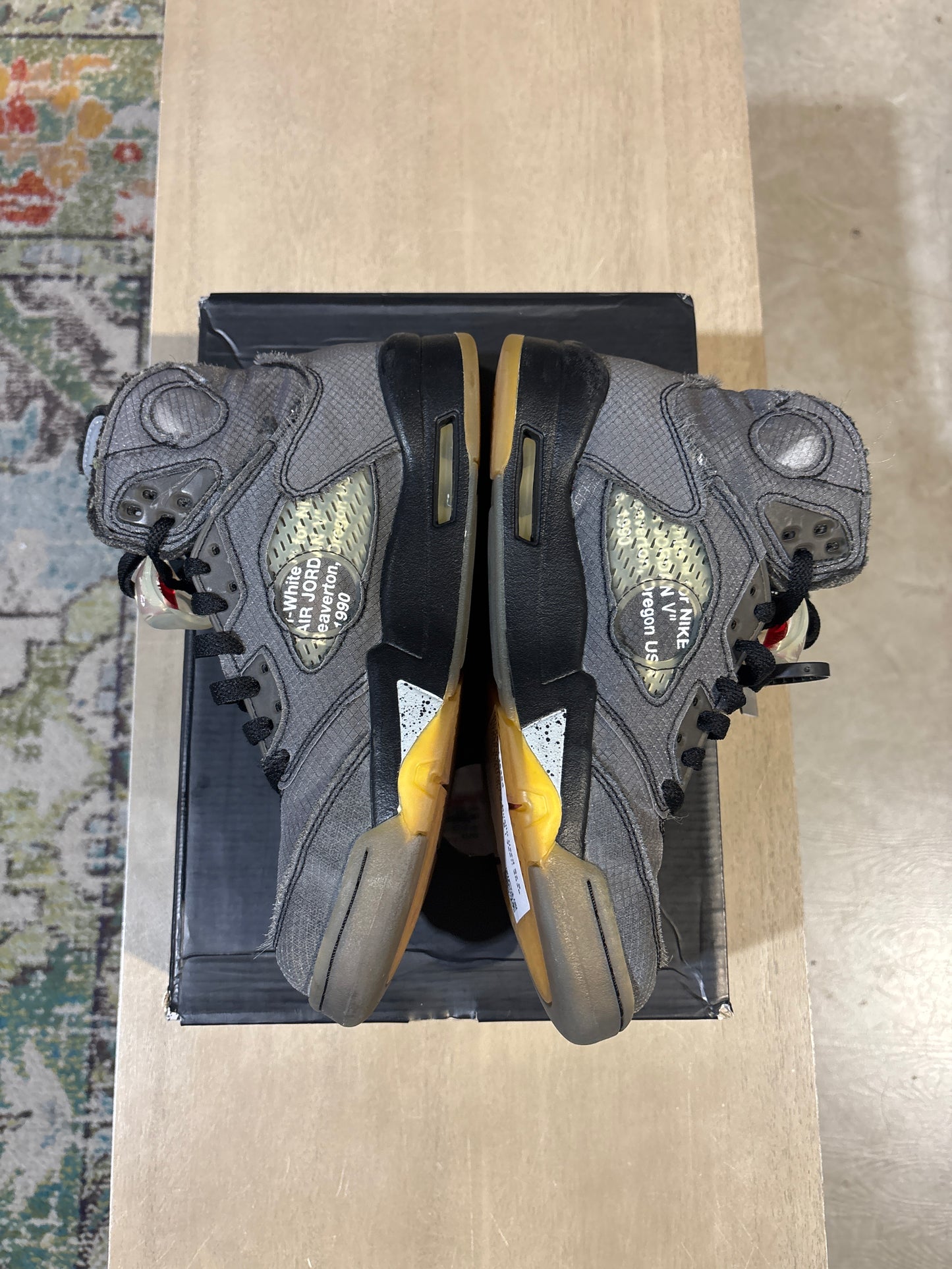 Jordan 5 Offwhite Muslin Used Sz 8