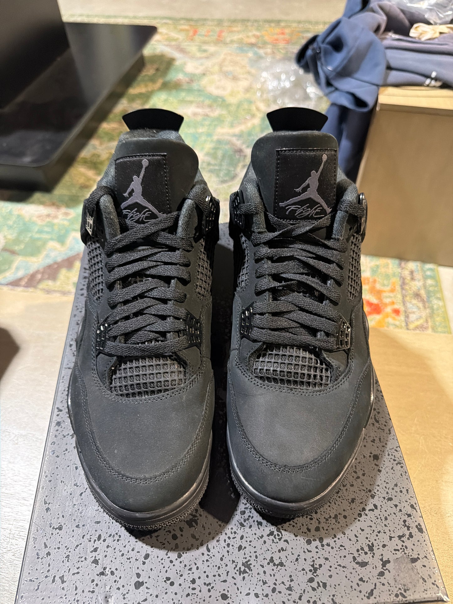 Jordan 4 Black Cat Used Sz 11.5