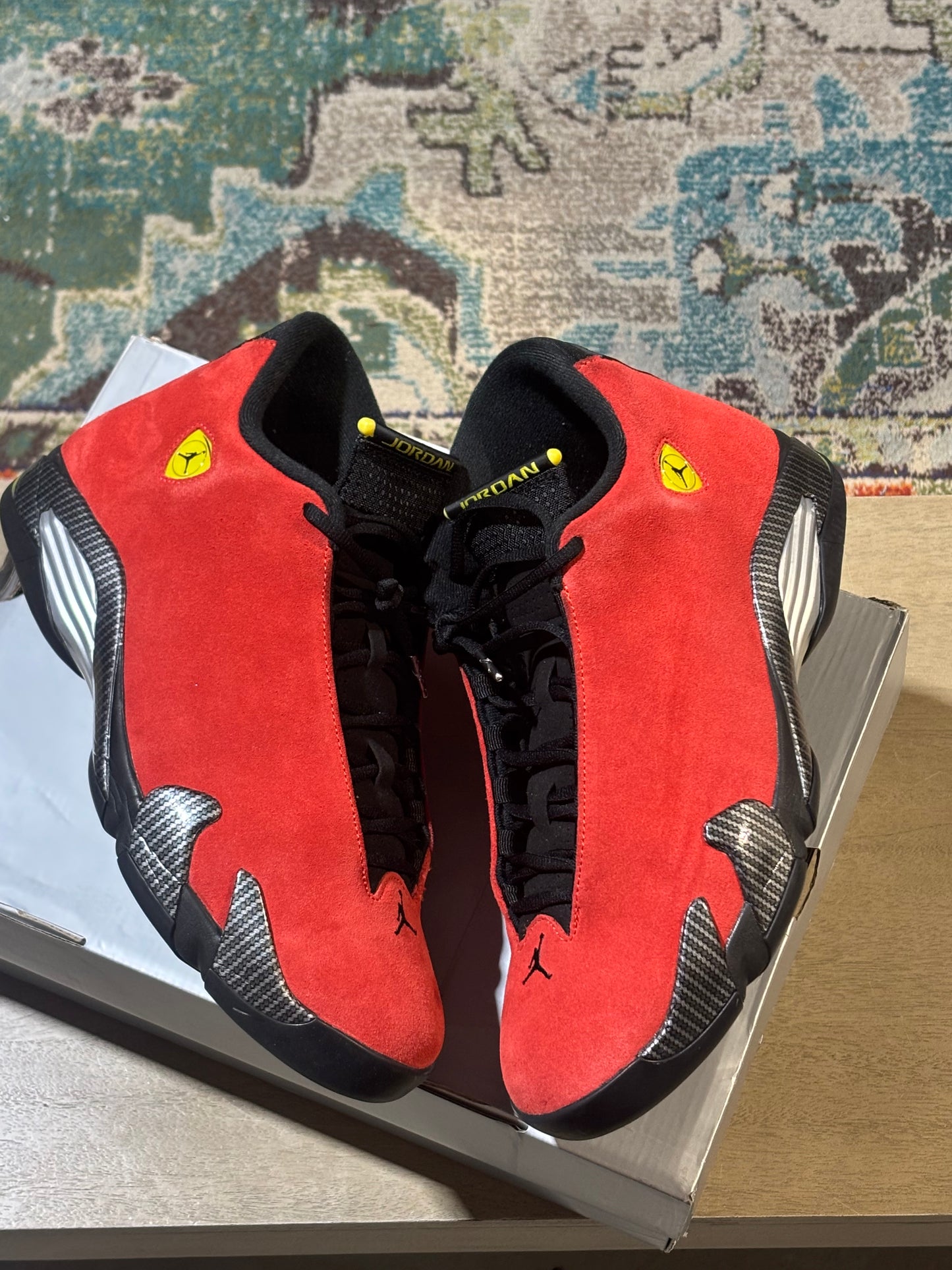 Jordan 14 Ferrari Used Sz 13