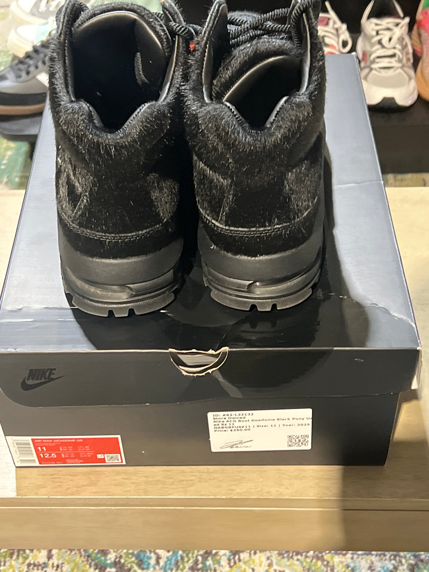 Nike ACG Boot Goadome Black Pony Used Sz 11