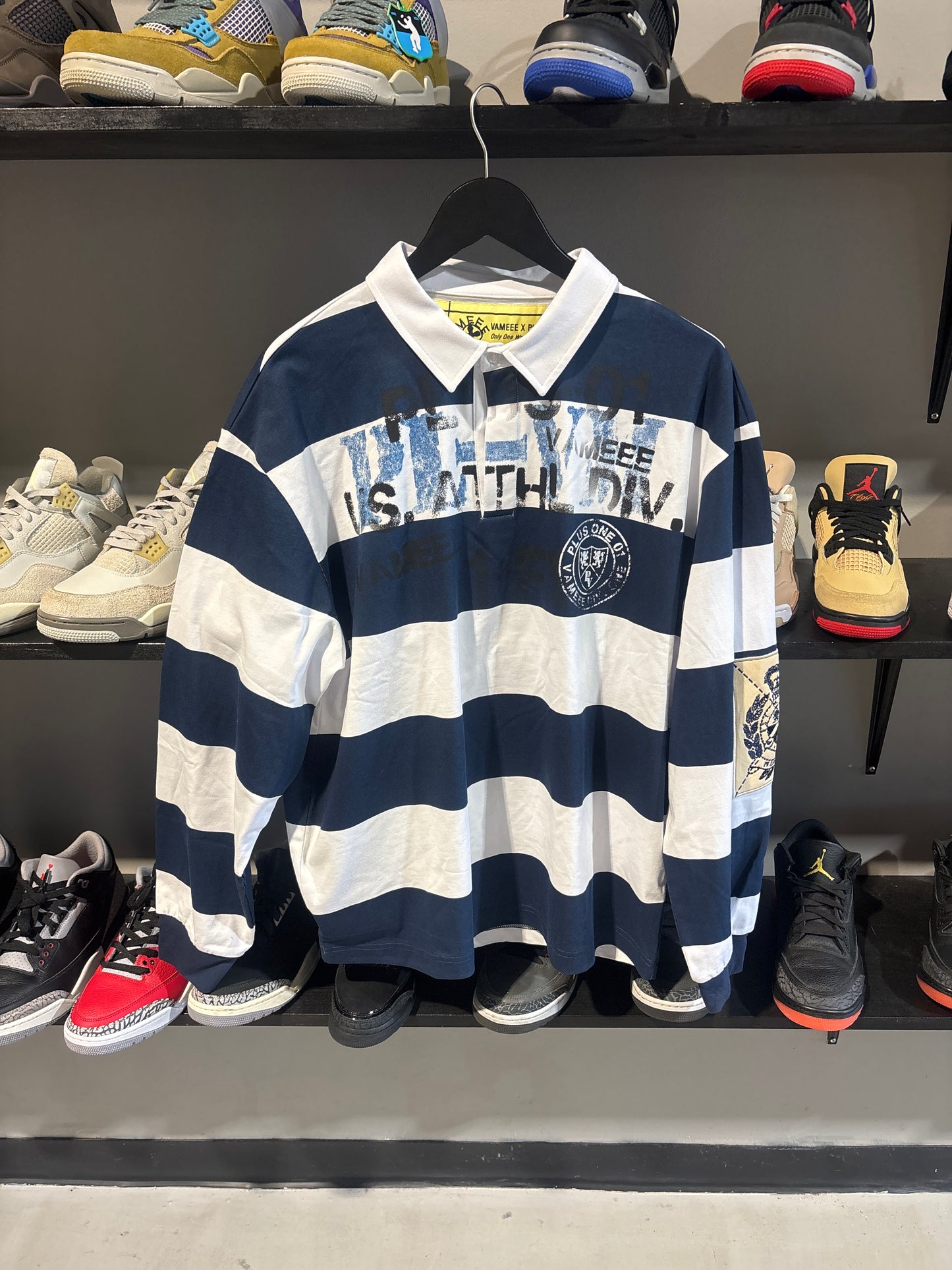 Plus One x Vamee Navy/White Rugby