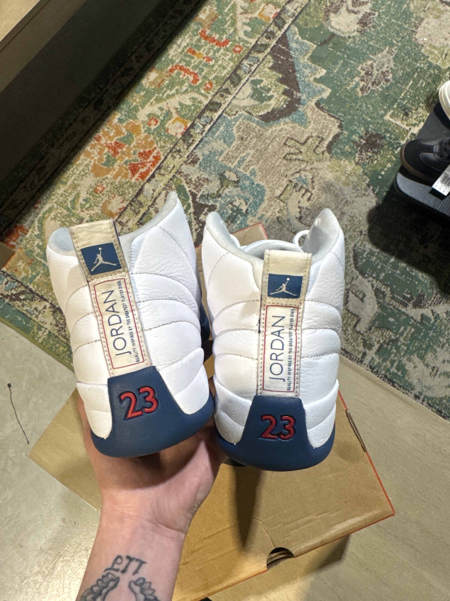 Jordan 12 French Blue Used Sz 9.5